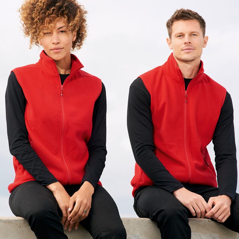 SOL'S Unisex Factor Recycled Micro Fleece Bodywarmer Thumbnail